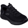 Skechers Workwear Summits SR - Enslee Textil Damen Schwarze Sicherheits Sneakers