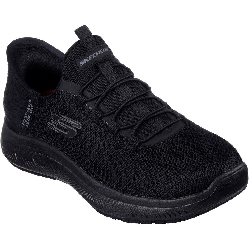 Skechers Workwear Summits SR - Enslee Textil Damen Schwarze Sicherheits Sneakers