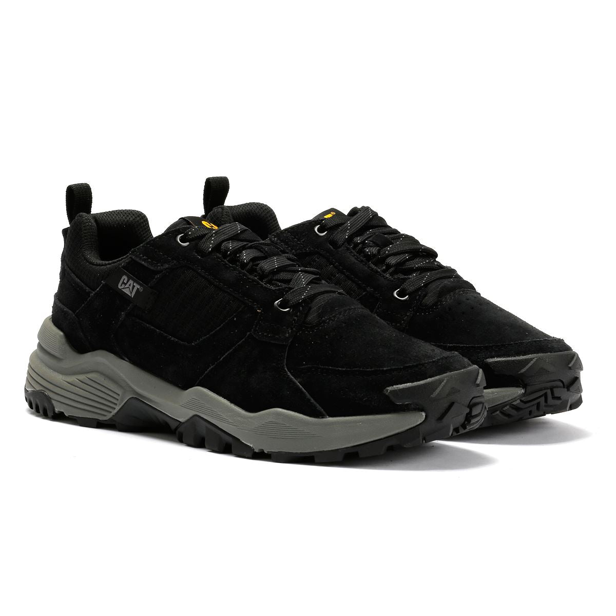 Caterpillar Grapple Wildleder Herren Schwarz Sneakers