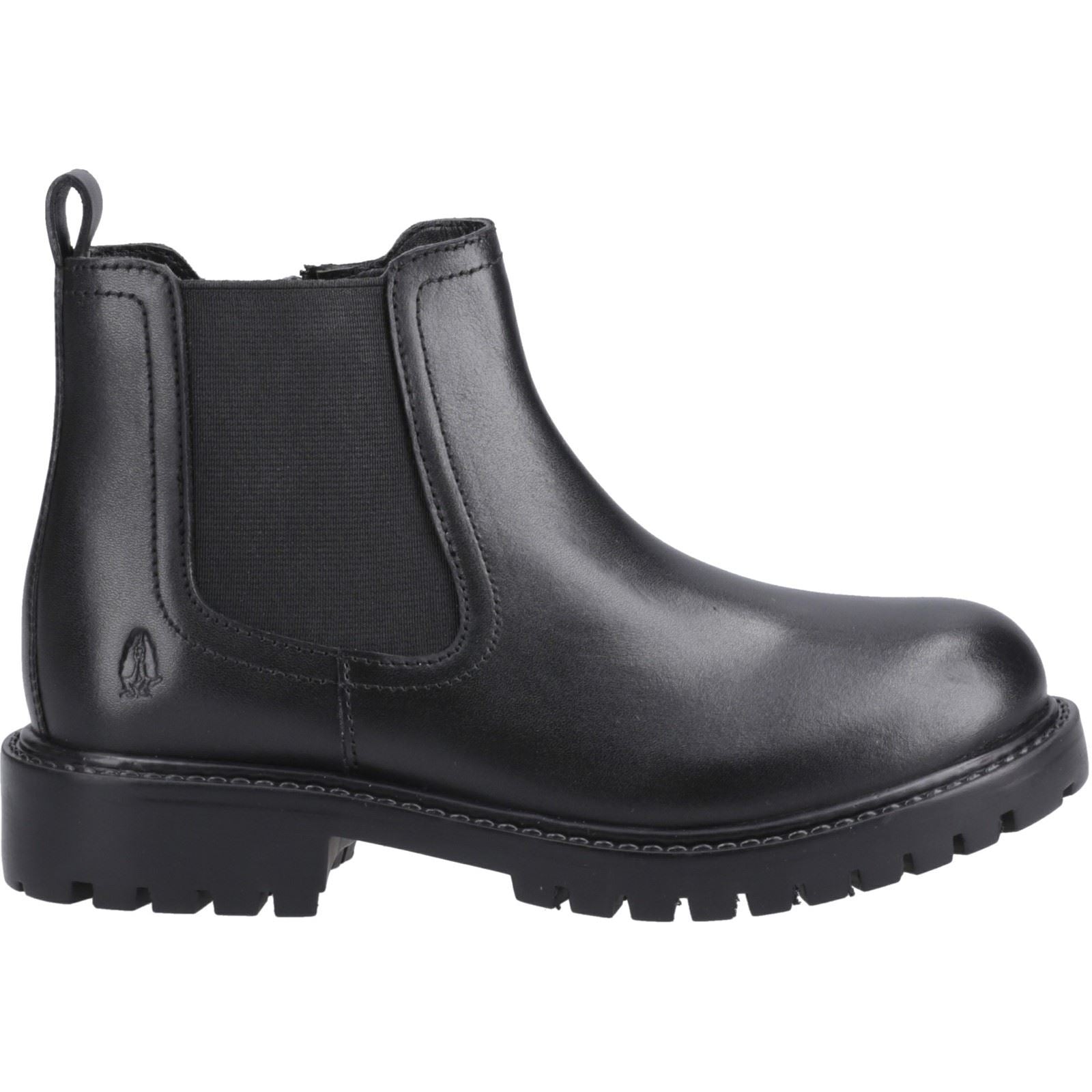 Hush Puppies Ariella Chelsea Mädchen Schwarze Farbe Lederstiefel