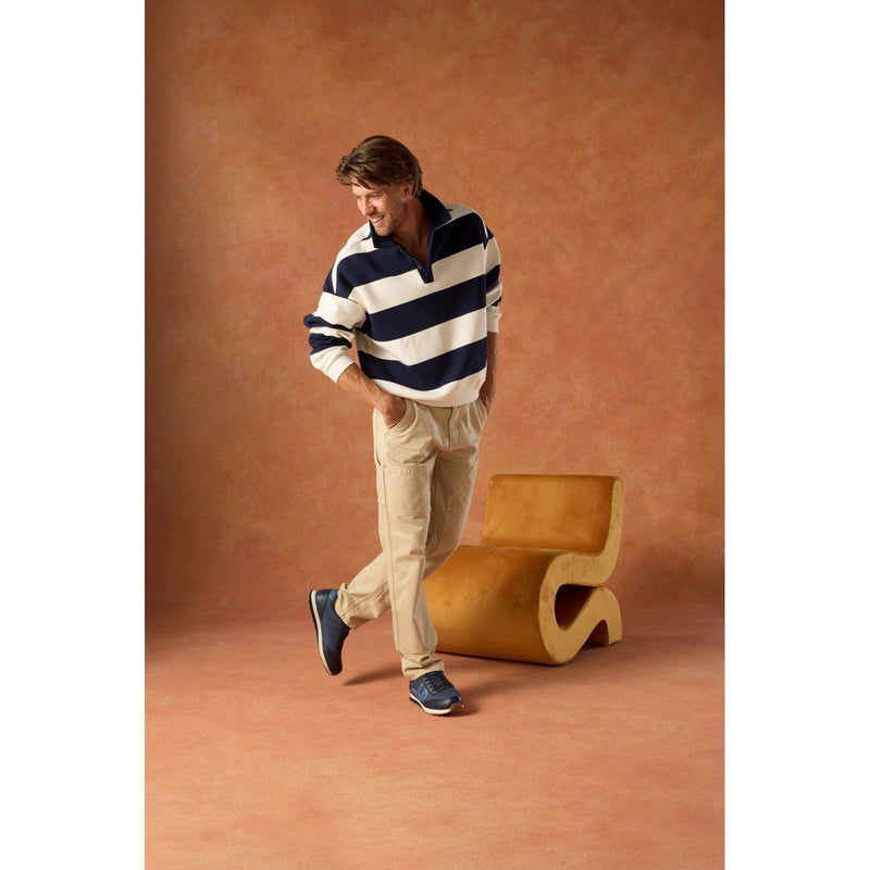 Hush Puppies Seventy8 Herrenblaue Ledersneaker