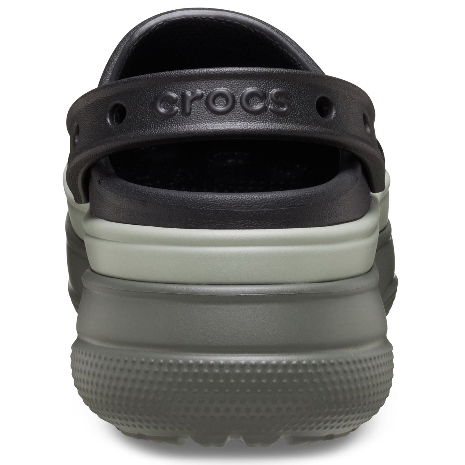 Crocs Classic Stacked Thermoplastische schwarze Clogs