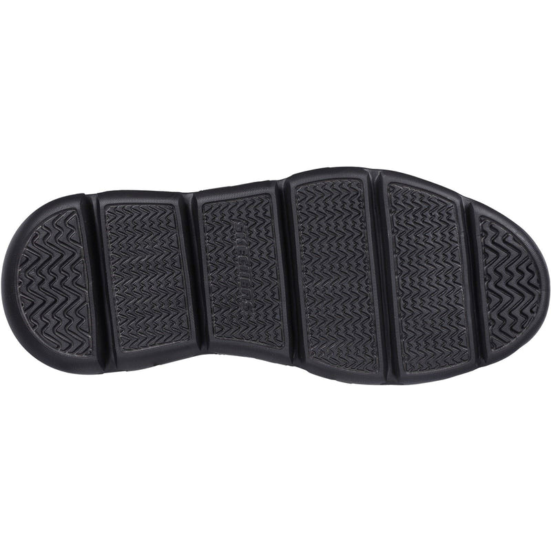 Skechers Garza - Gervin Leder Herren Schokolade Schnürschuhe