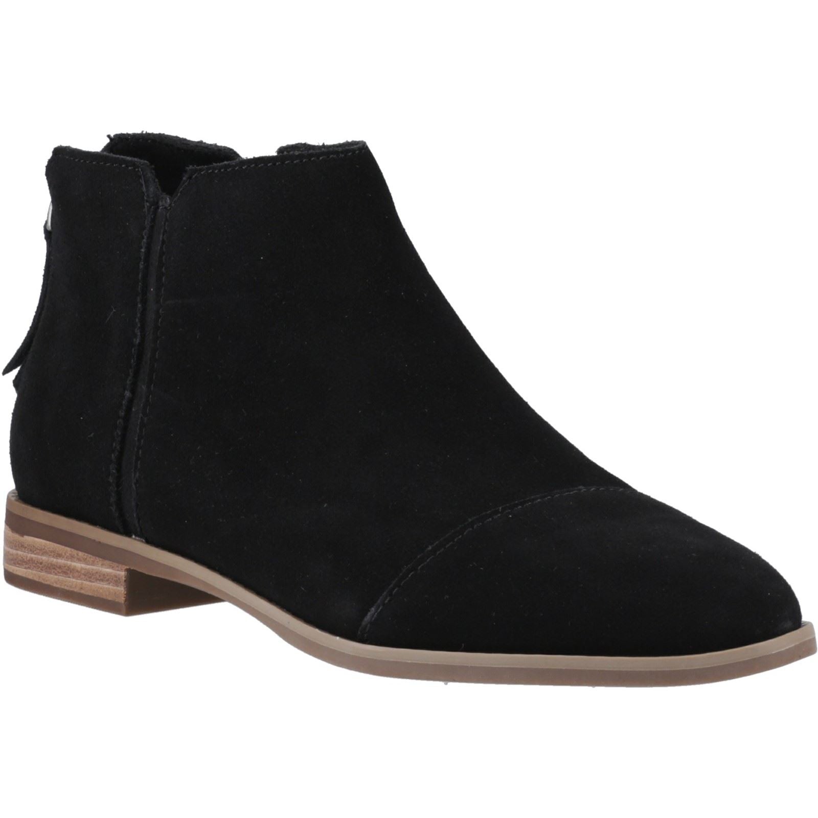 TOMS Rylie Leder Damen Schwarze Stiefel