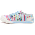 Rocket Dog Jazzin Dens Damen Regenbogen-Sneaker Aus Baumwolle