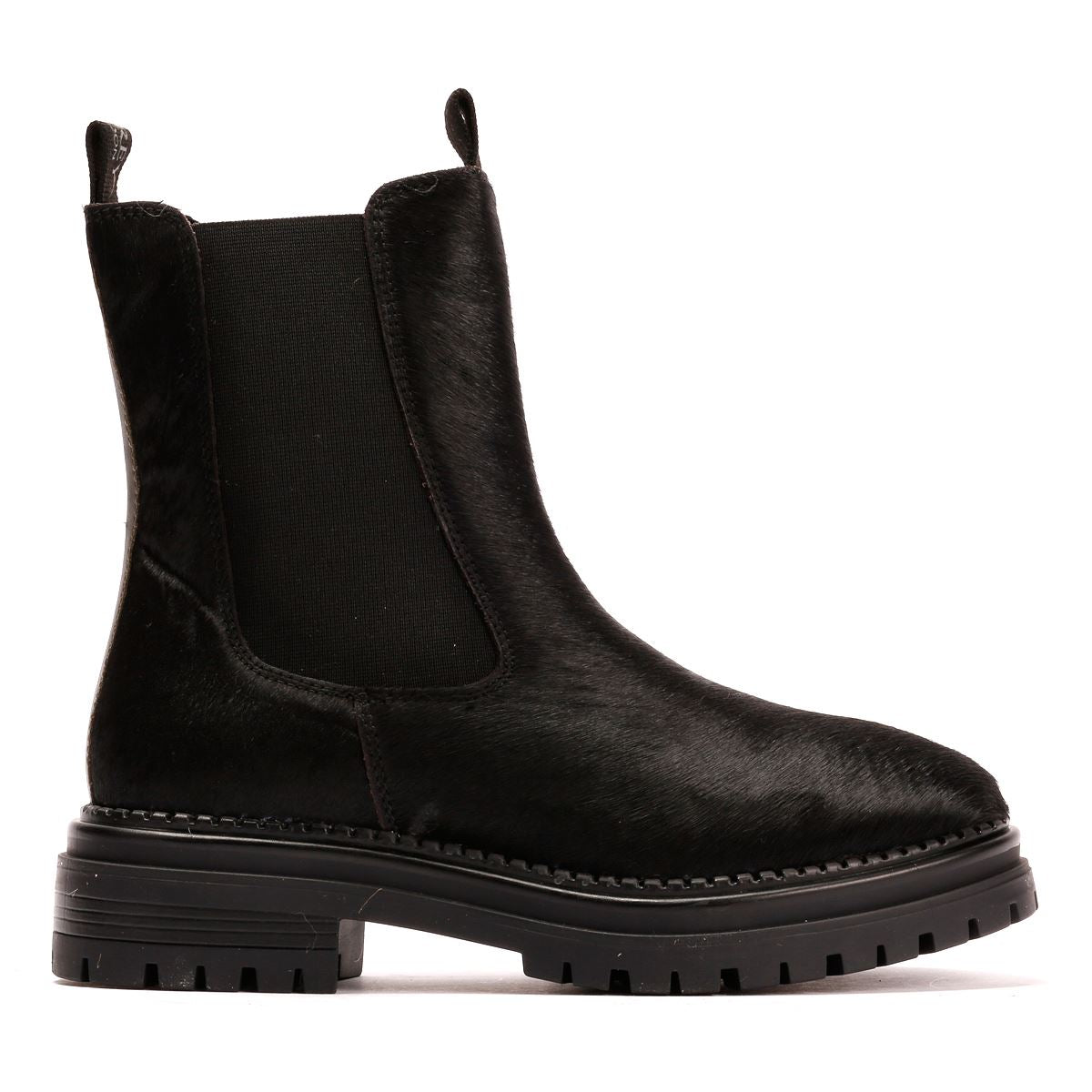 Osprey London The Hampton Chelsea Leder Damen Schwarze Stiefel