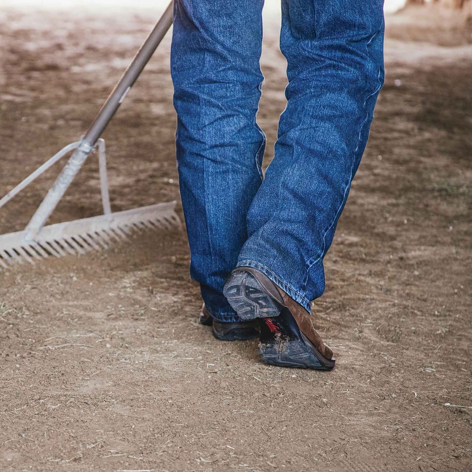Durango Rebel Herren Stiefel Aus Leder In Schokoladenbraun/Mitternachtsblau