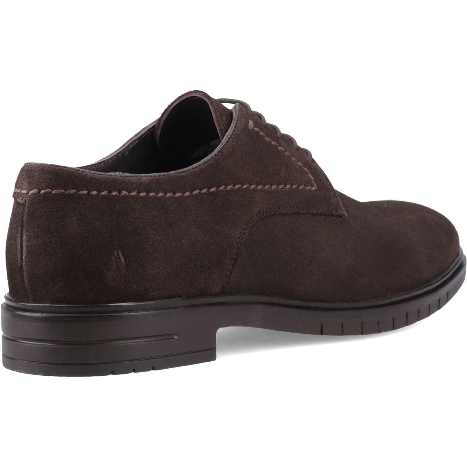 Hush Puppies Sterling Suede Shoe Leder Herren Schokoladen Schnürschuhe