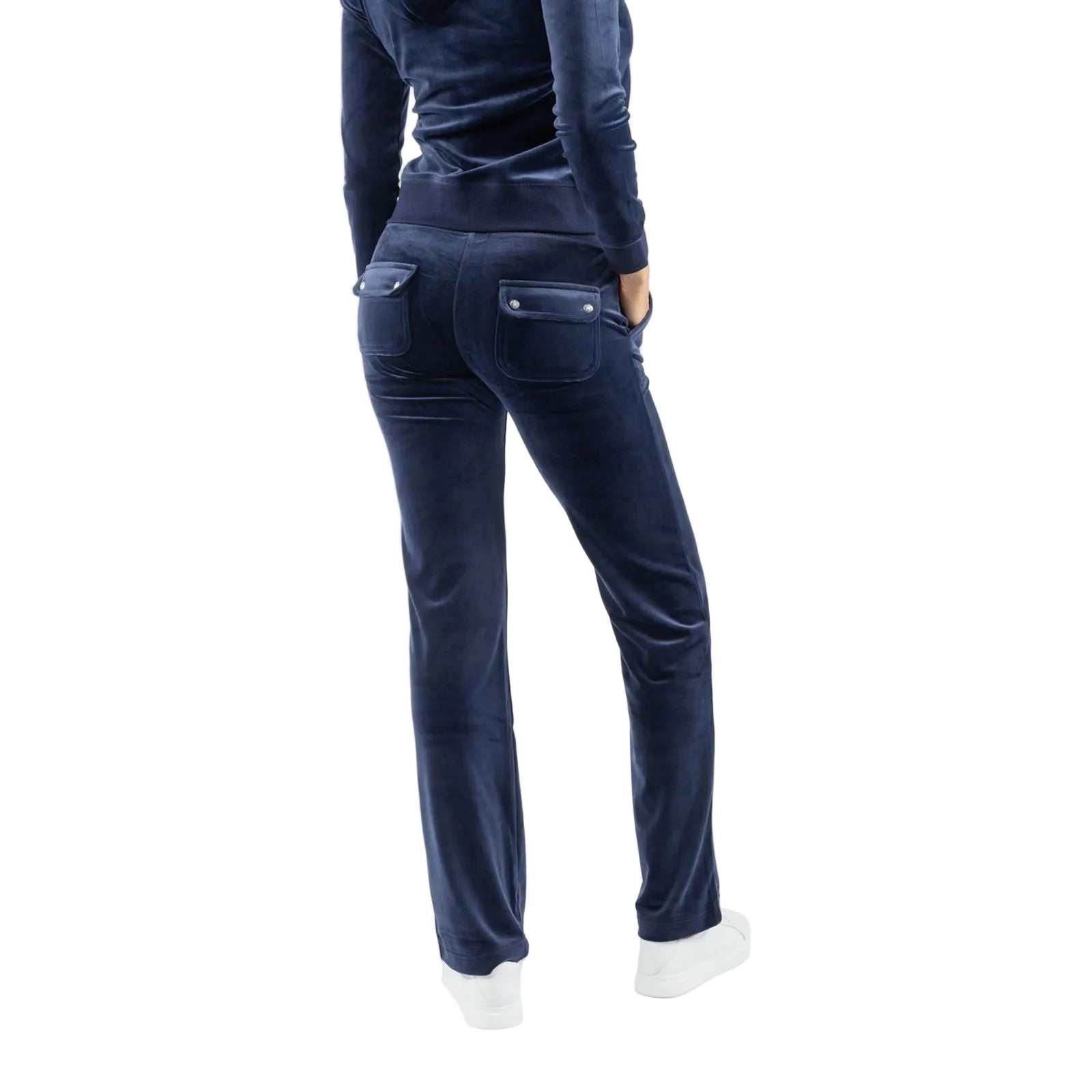 Juicy Couture Del Ray Polyester Damen Blaue Jogginghosen