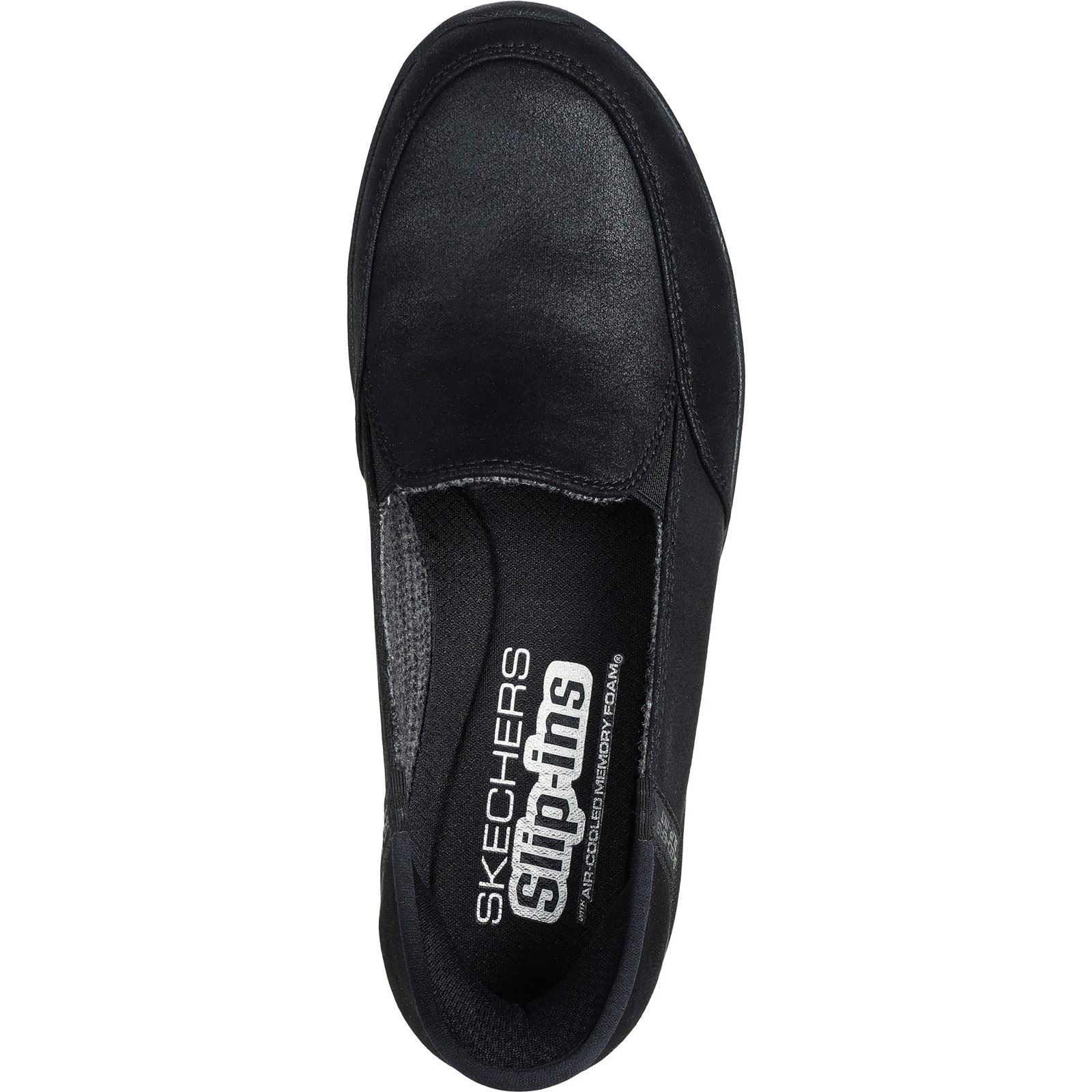 Skechers Reggae Fest 2.0 Classically Textile Damen-Sneaker In Schwarz