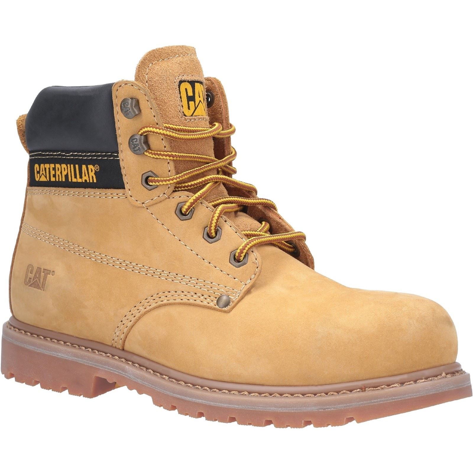Caterpillar Powerplant Nubuck Honig Sicherheitsschuhe