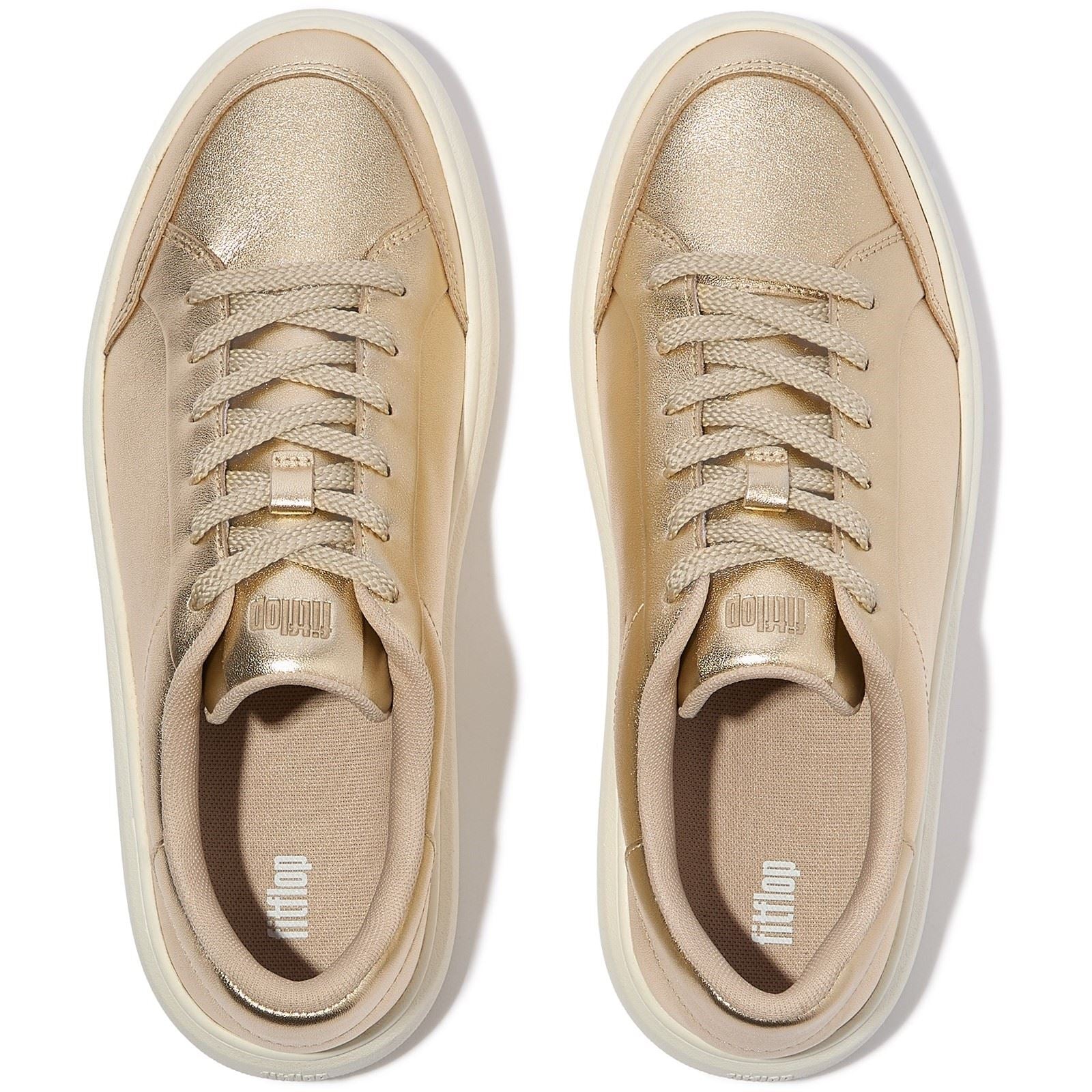 Fitflop RTG Leder Damen Platino Sneaker