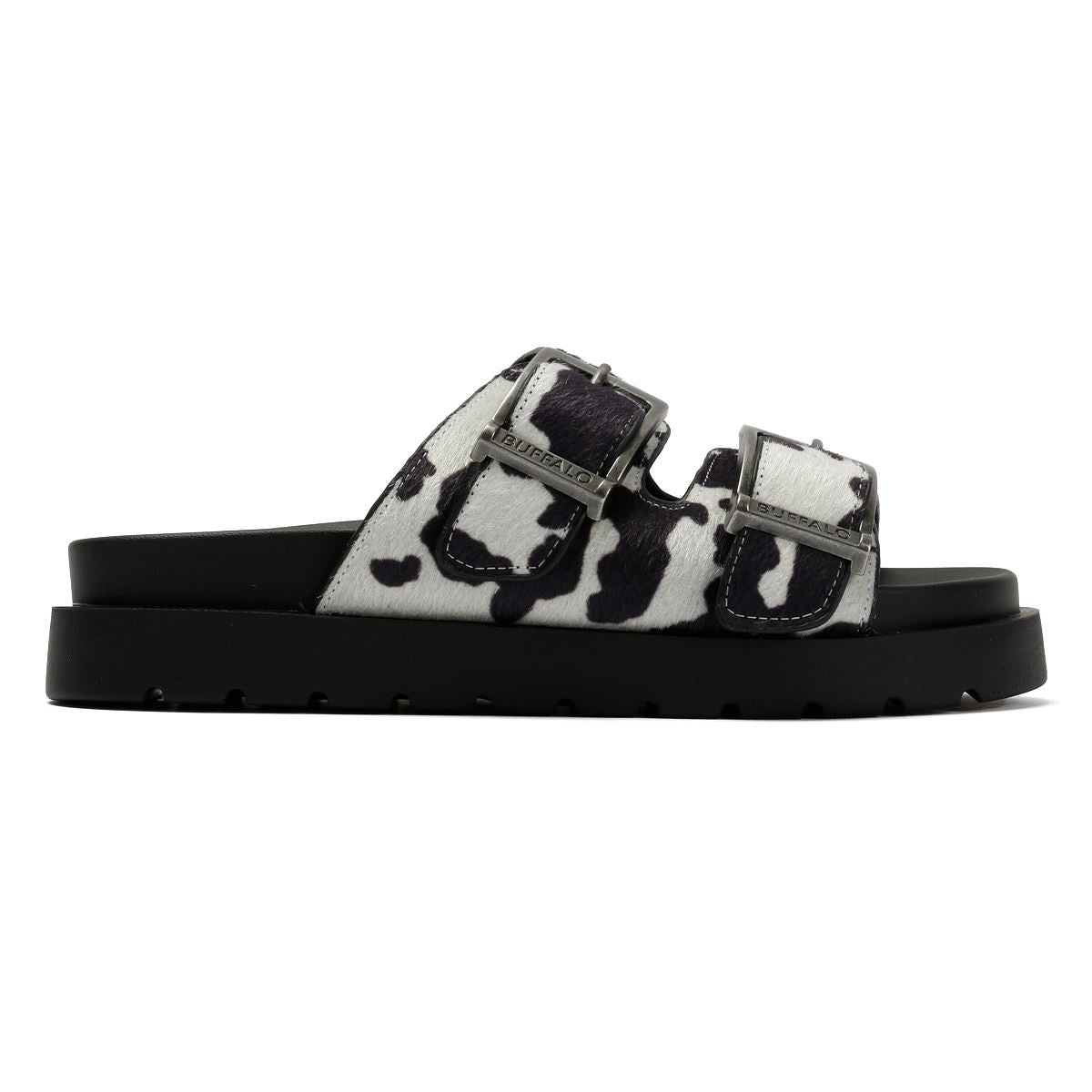 Buffalo Raya Ari Damen Schwarze Sandalen