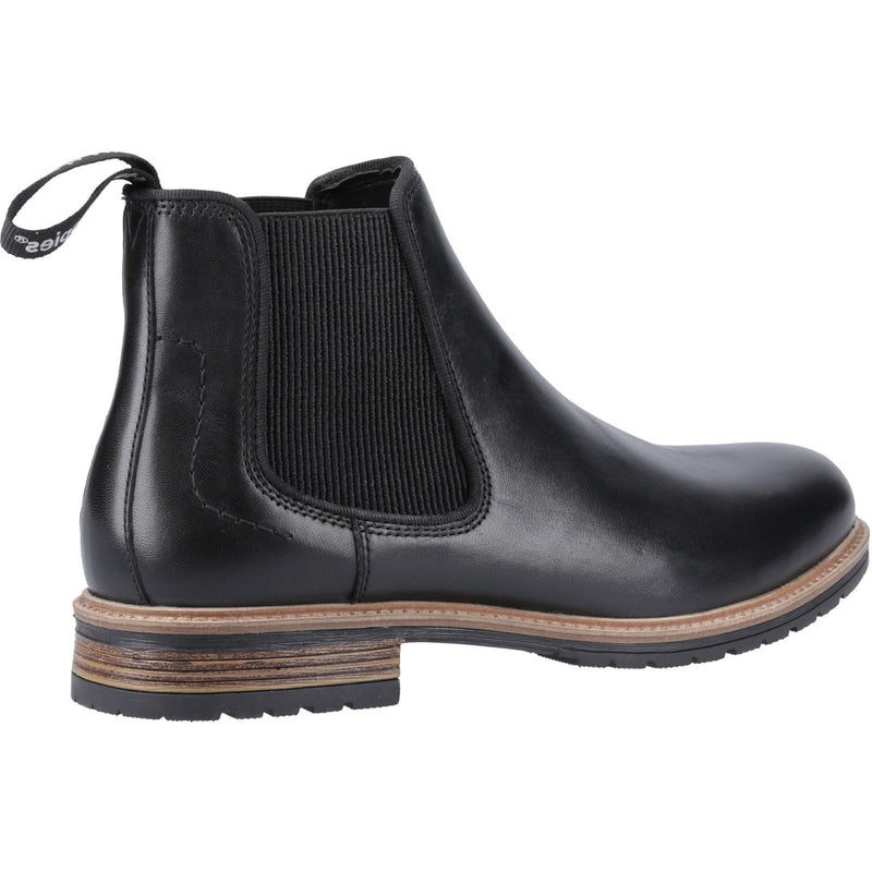 Hush Puppies Russell Herren Stiefel aus schwarzem Leder
