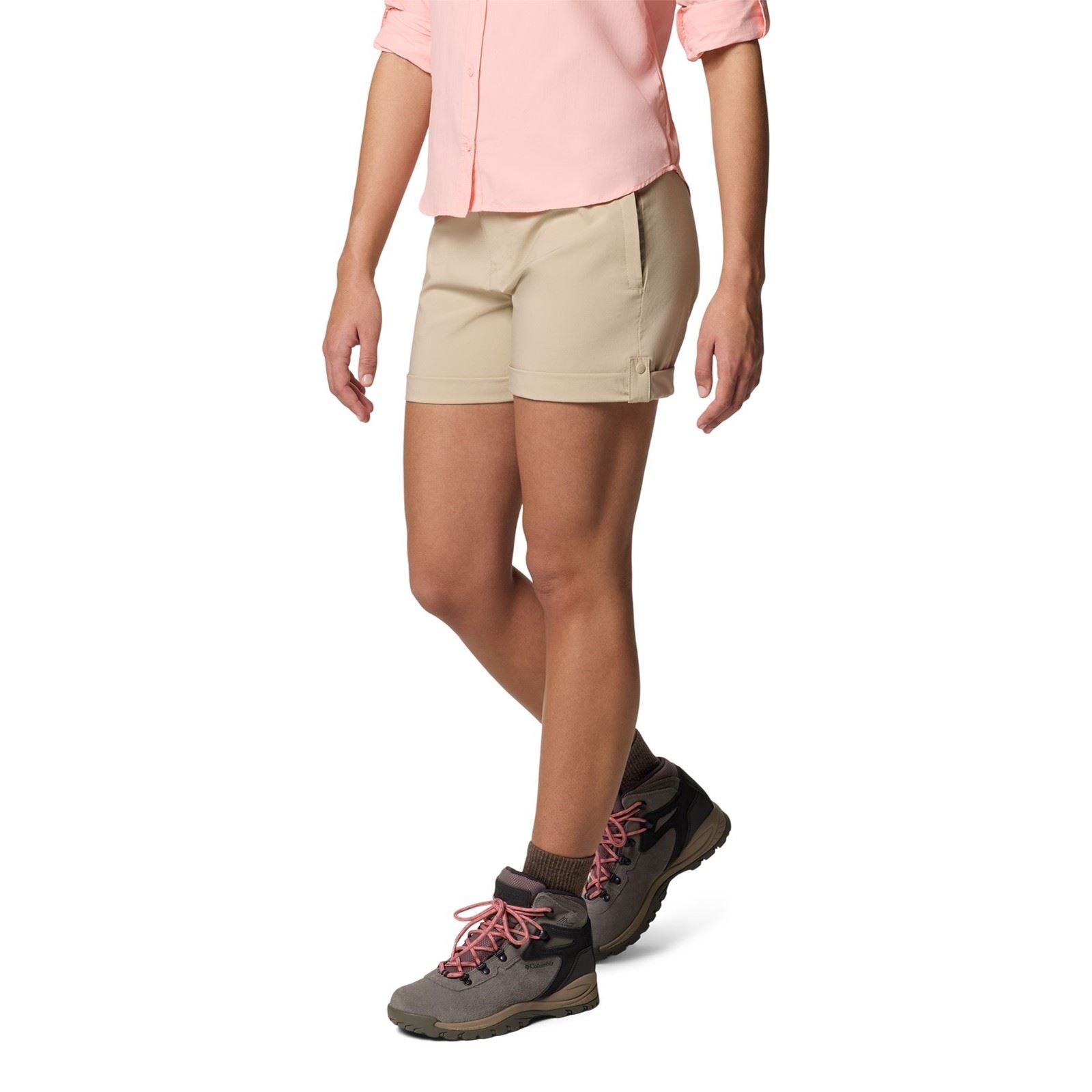 Columbia Silver Ridge Utility Short Polyester Damen Braune Wanderhose