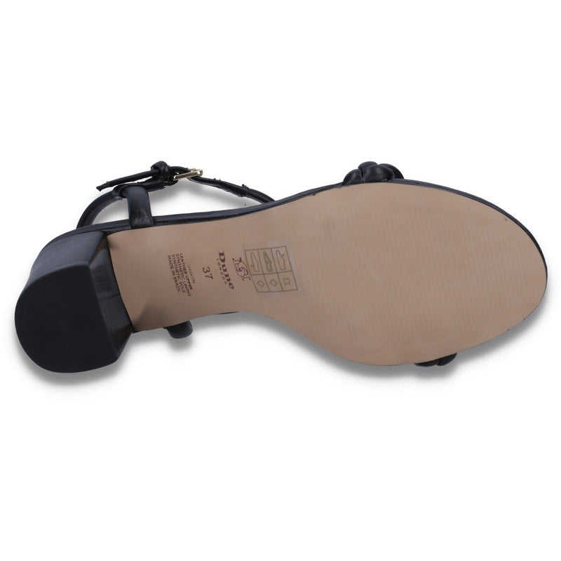 Dune Jaslyn Leder Damen Schwarze Absätze