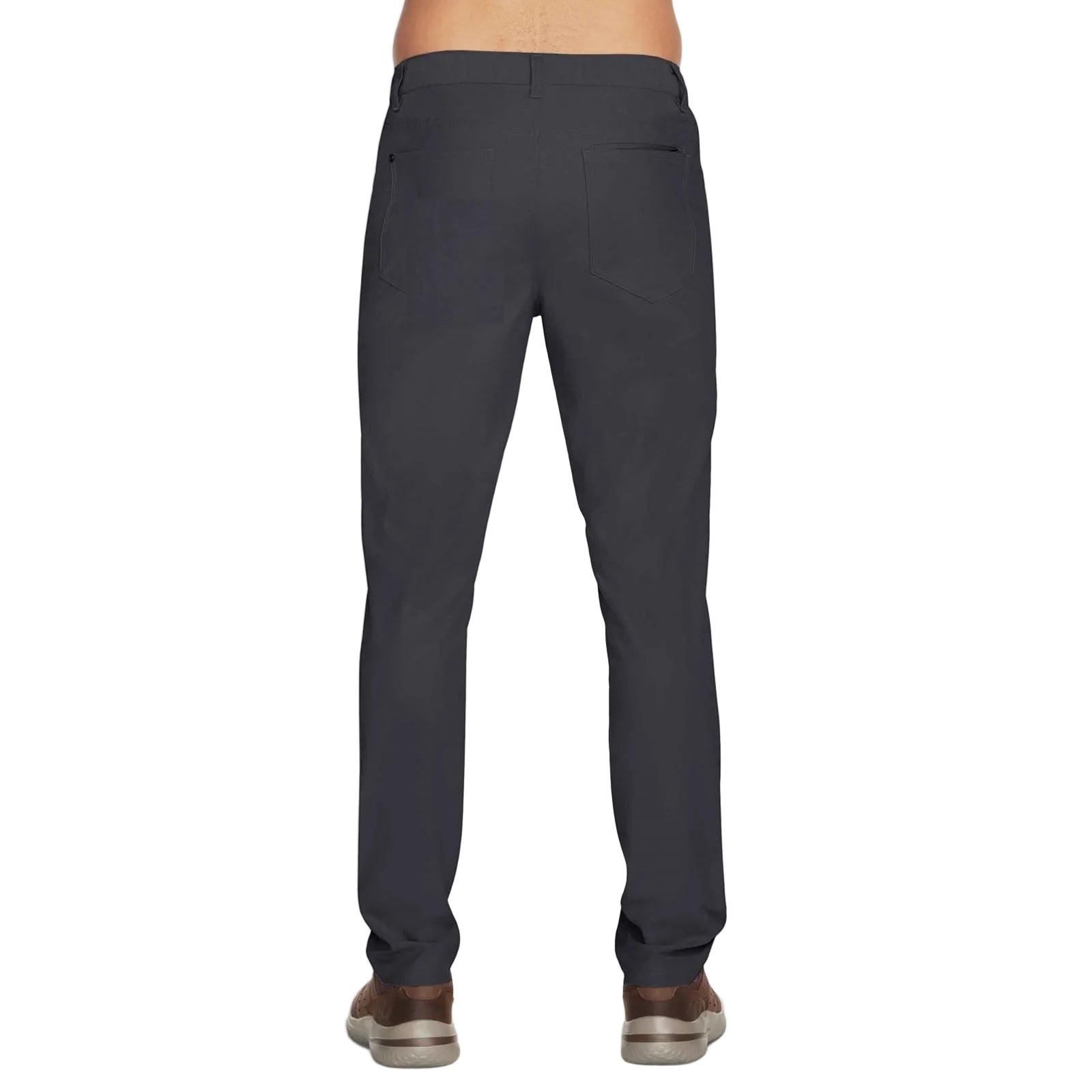 Skechers GO WALK Premium 5 Pocket Polyester Herren Schwarze Chino-Hosen