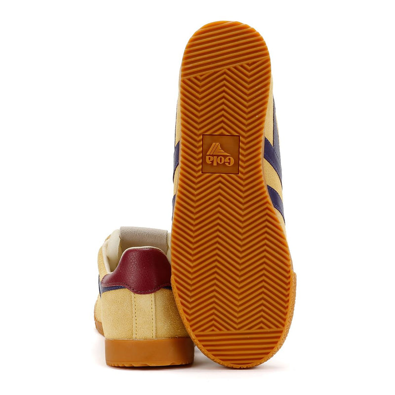 Gola Elan Damen Wildleder Sneaker In Gelb