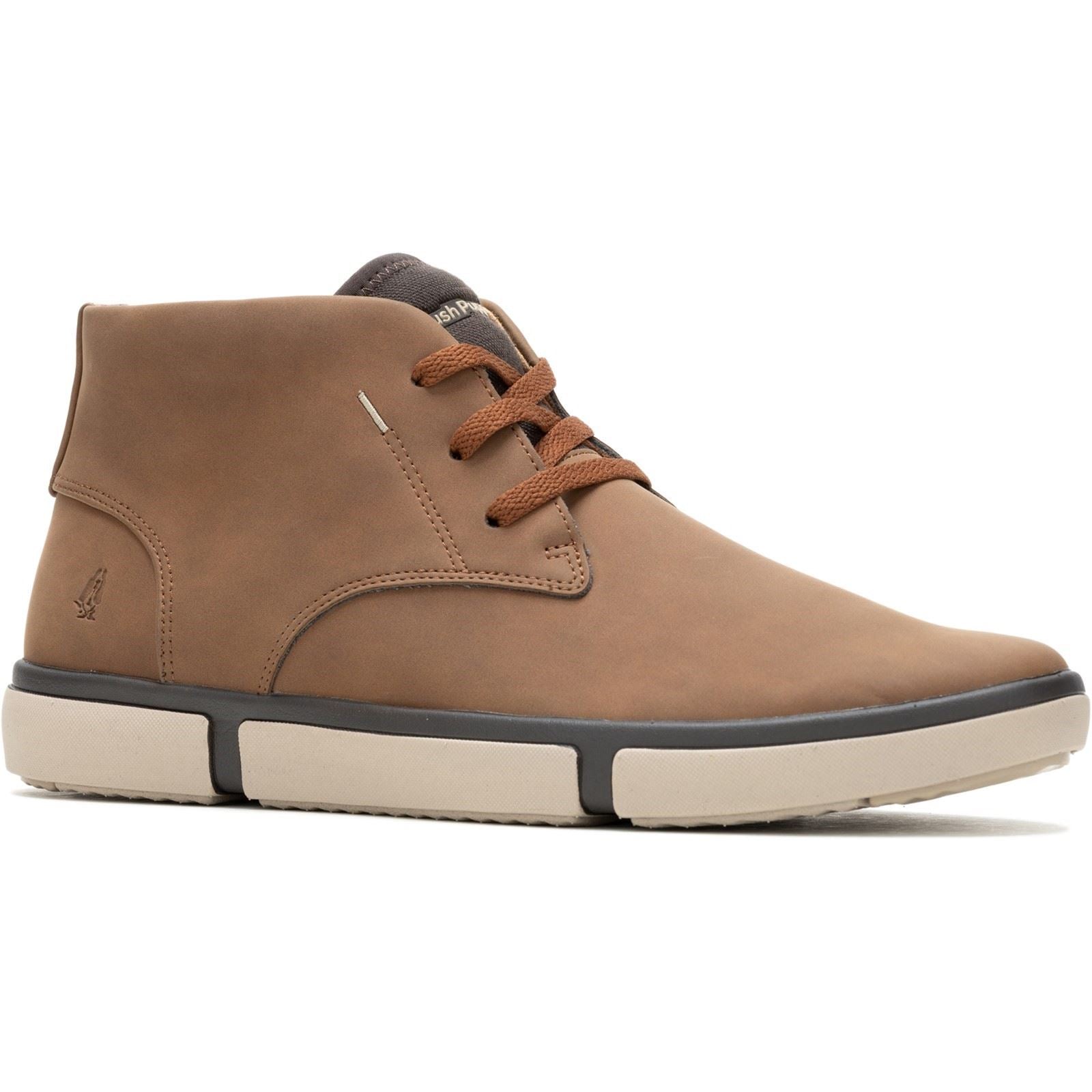 Hush Puppies Briggs Chukka Leder Herren Cognac Stiefel