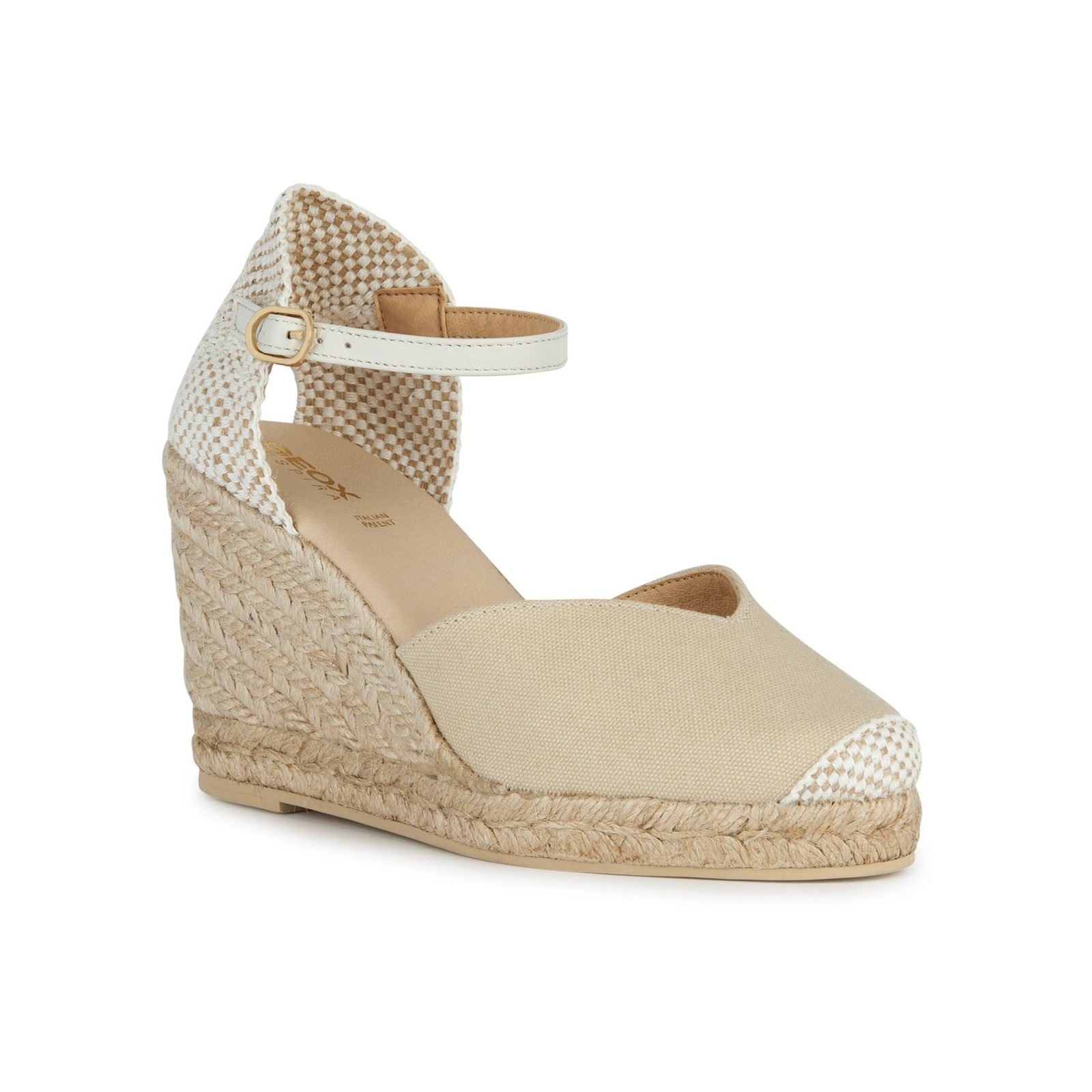 Geox D GELSA Damen-Sandalen In Hellbeige