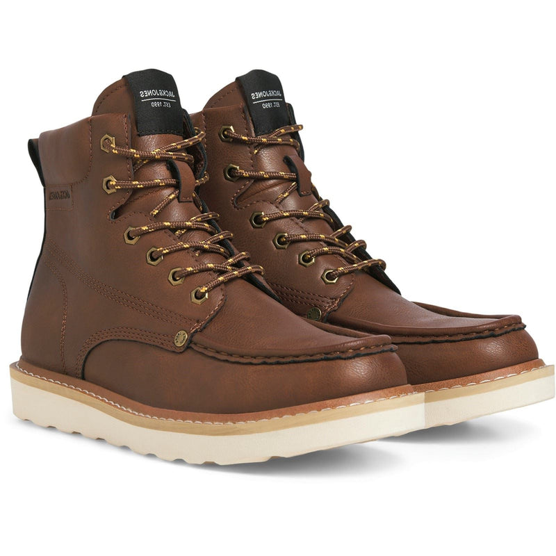 Jack & Jones Archway Moc Polyurethan Herren Cognac Stiefel