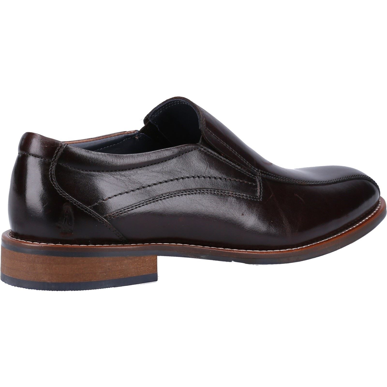 Hush Puppies Donovan Herren Slip On Schuhe Aus Schwarzem Leder