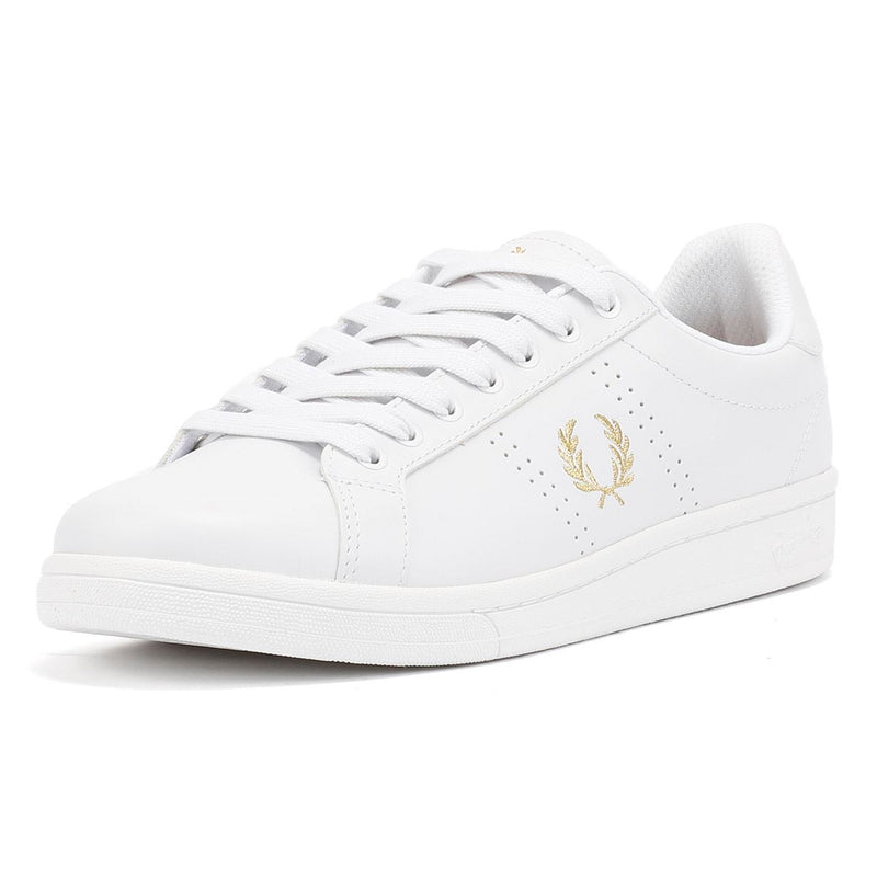 Fred Perry Cupsole Leder Herren Weiße Sneakers
