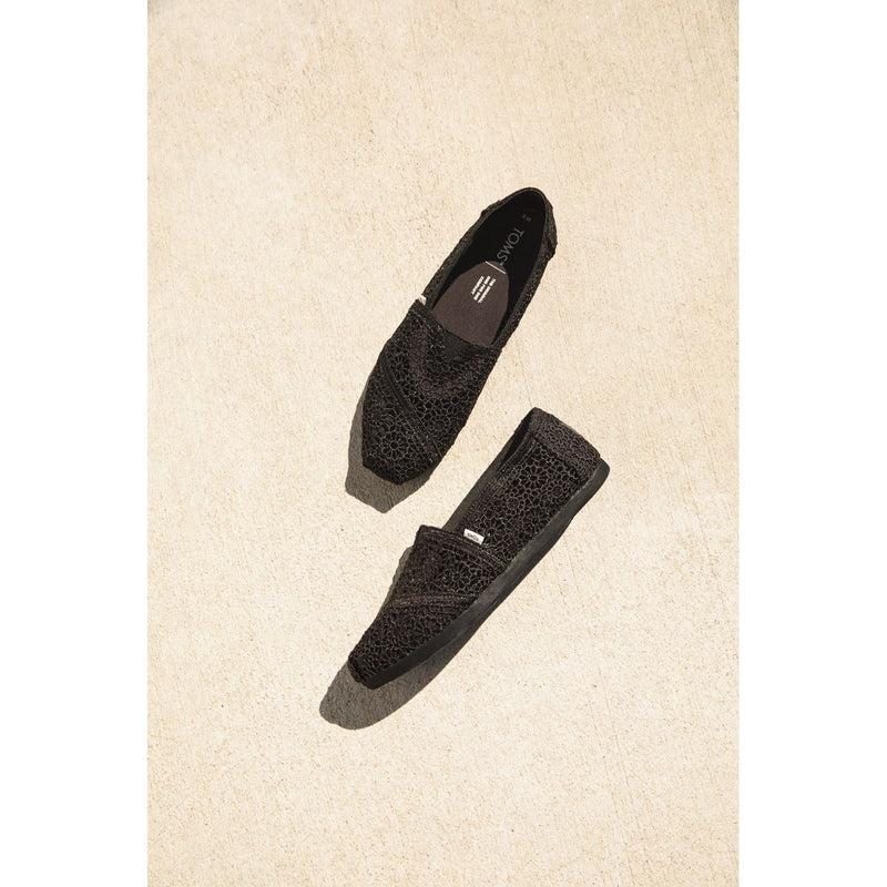 TOMS Alpargata Synthetik Damen Schwarze Farbe Espadrilles