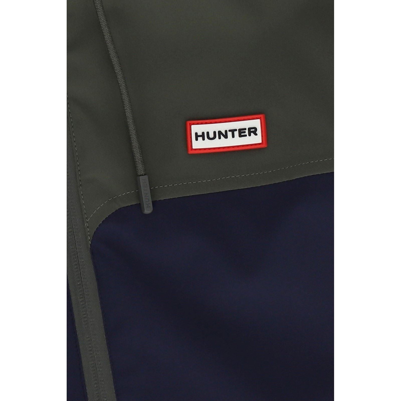 Hunter Original Mens Block Waterproof Herren Regenjacke In Grün