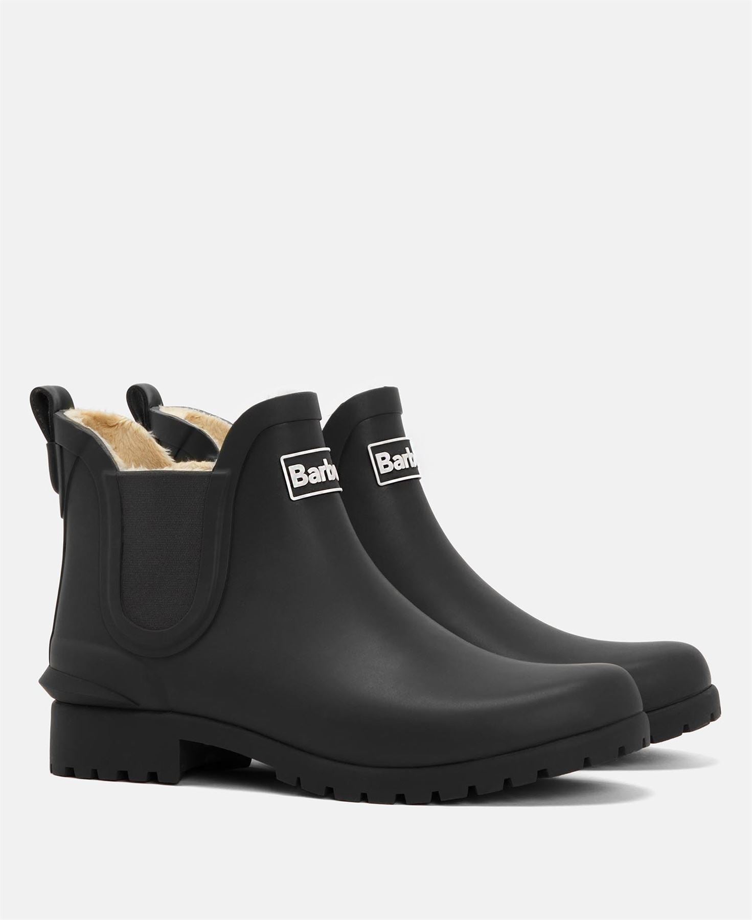 Barbour Kirkton Lined Ankle Gummistiefel Für Damen In Schwarz