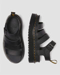 Dr. Martens Blaire Athena Damen Sandalen Aus Schwarzem Leder