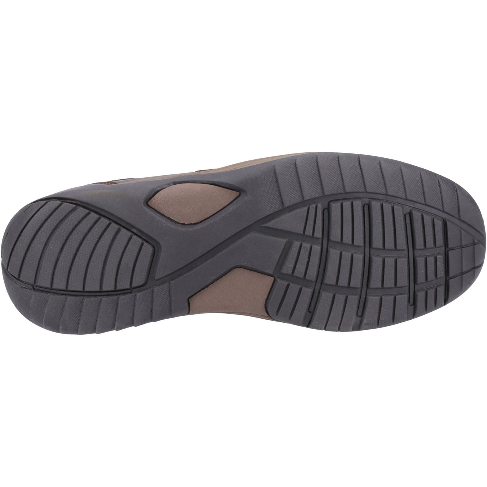 Hush Puppies Derek Herren Kaffeebraune Lederschnürschuhe