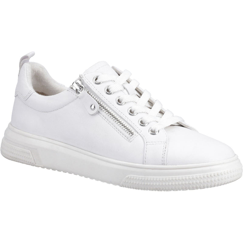 Hush Puppies Martha Damen Sneaker Aus Weißem Leder