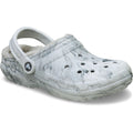Crocs Classic Lined Clog Thermoplastische Damen Graue Wirbel Clogs