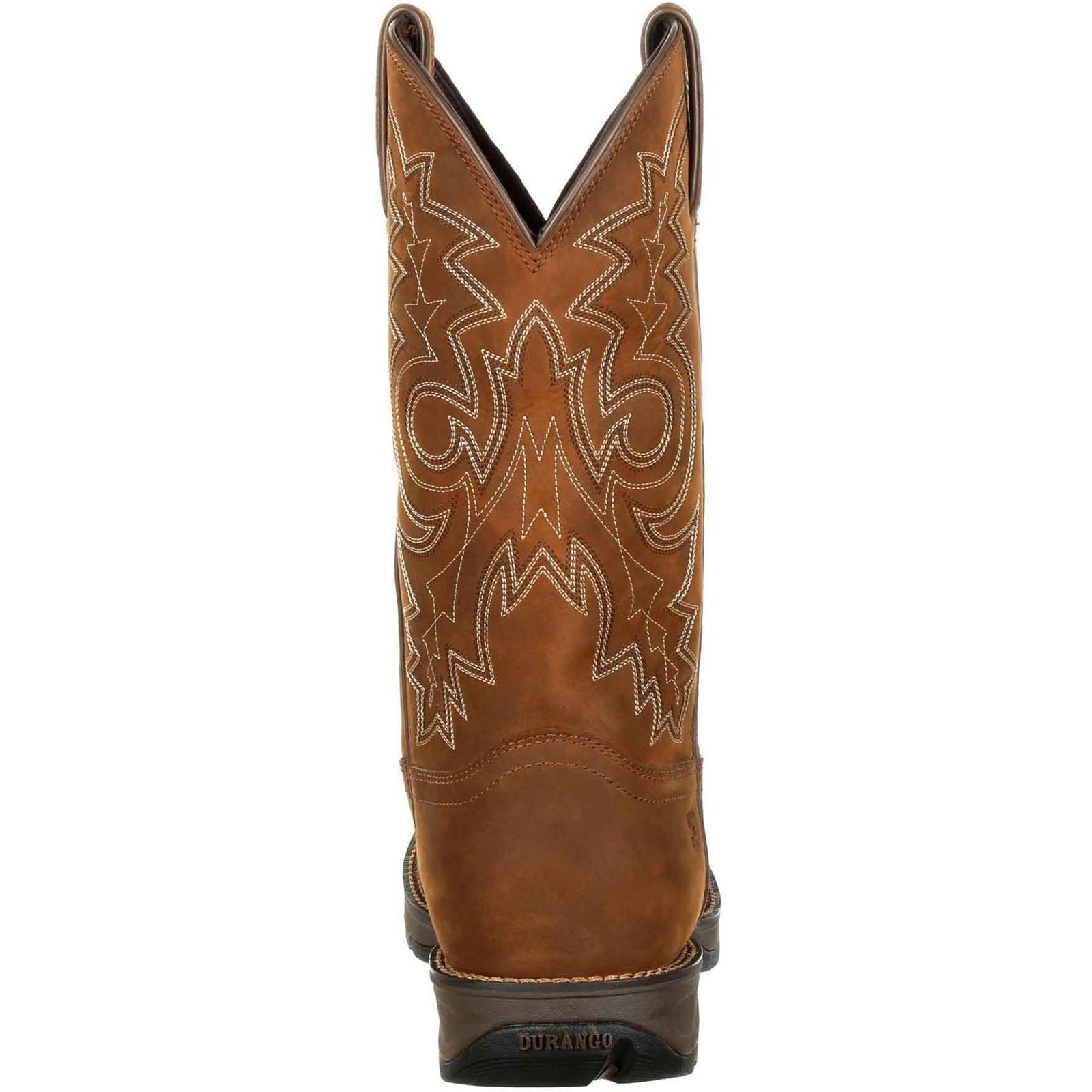 Durango Rebel Leder Herren Stiefel In Coyote Braun