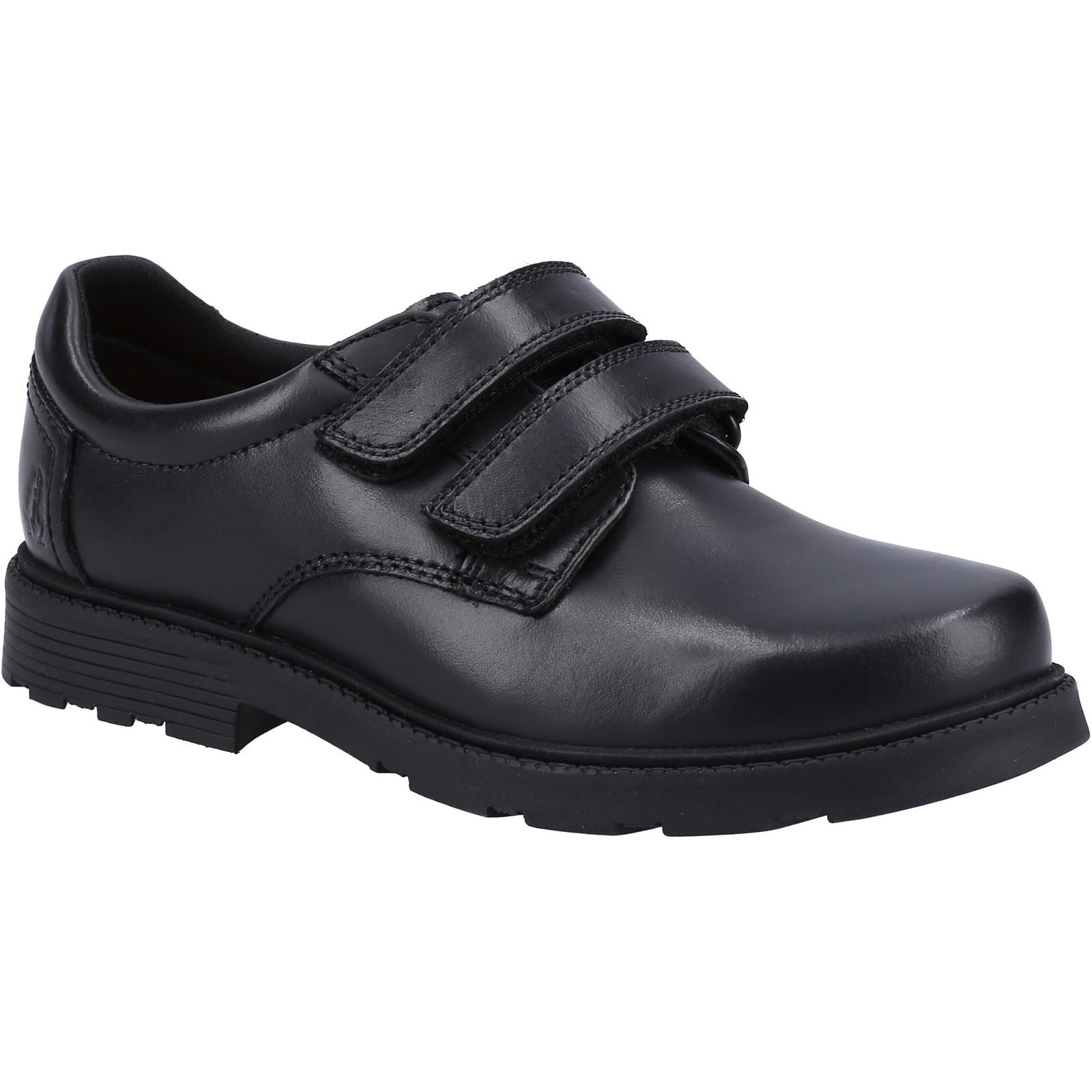 Hush Puppies Logan SNR Lederschuhe Für Jungen In Schwarz