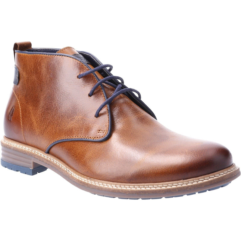 Hush Puppies Jonas Chukka Leder Herren Stiefel In Tan
