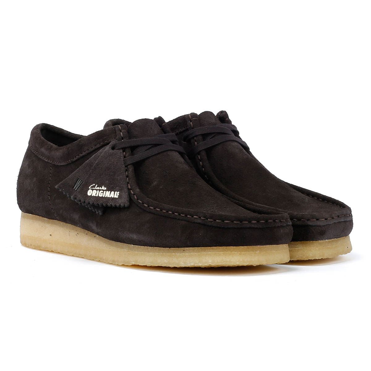 Clarks Originals Wallabee Wildleder Herren Braune Stiefel