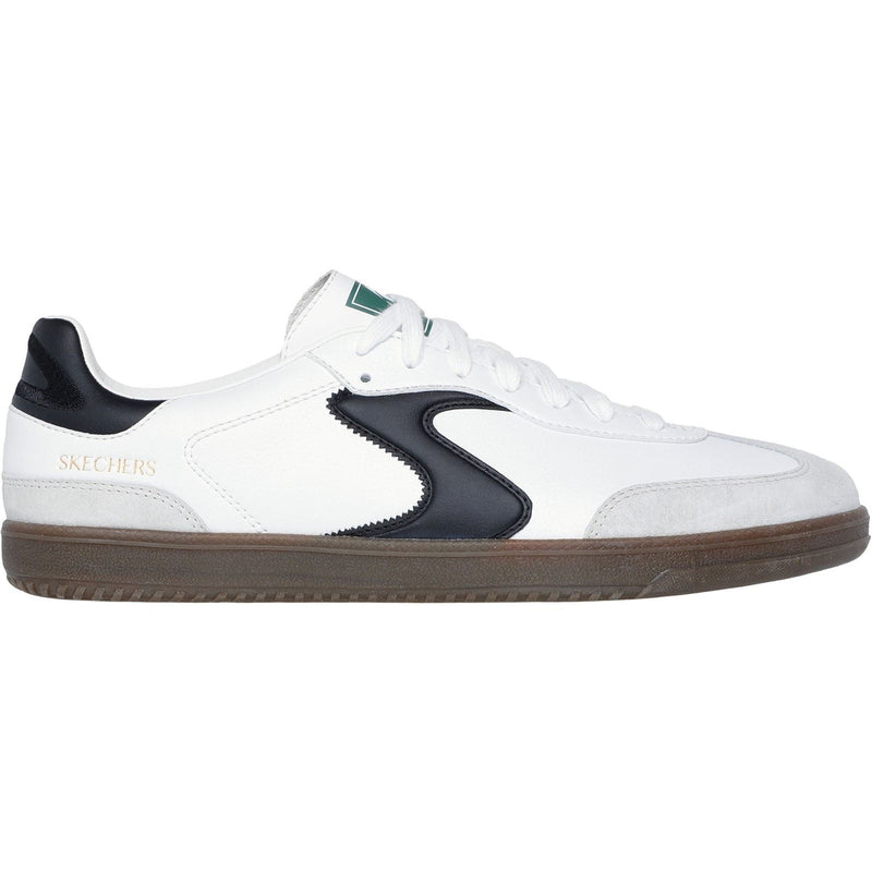 Skechers Hotshot Pyke Synthetische Herren Sneaker In Weiß/Schwarz