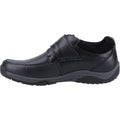 Hush Puppies Douglas Leder Herren Schwarz Mokassin Schuhe