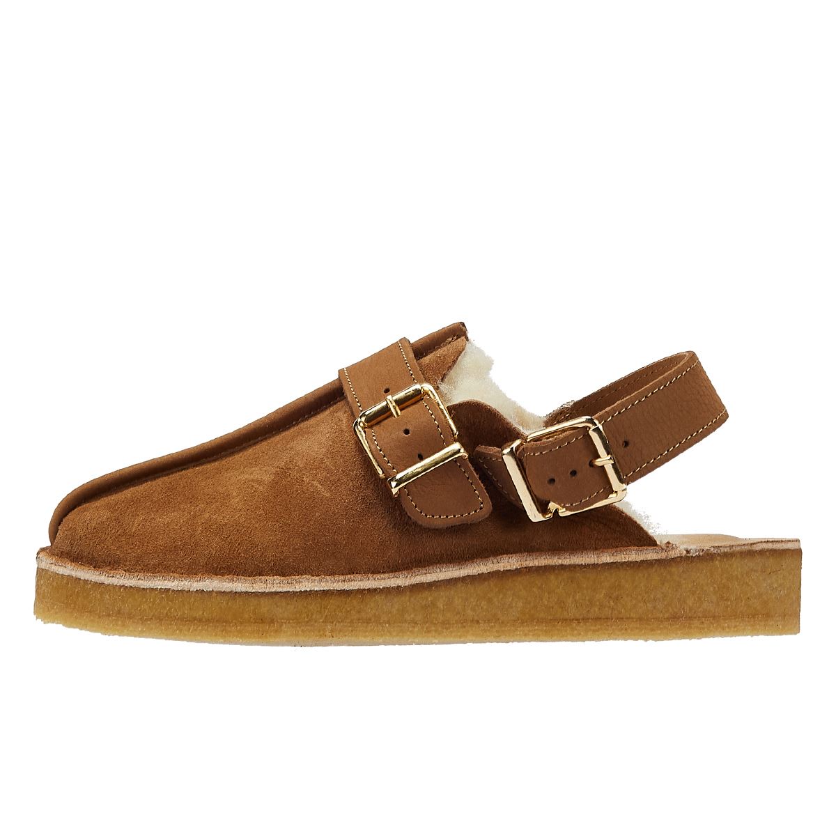 Clarks Trek Mule Sling Gefütterte Damenschuhe In Karamell