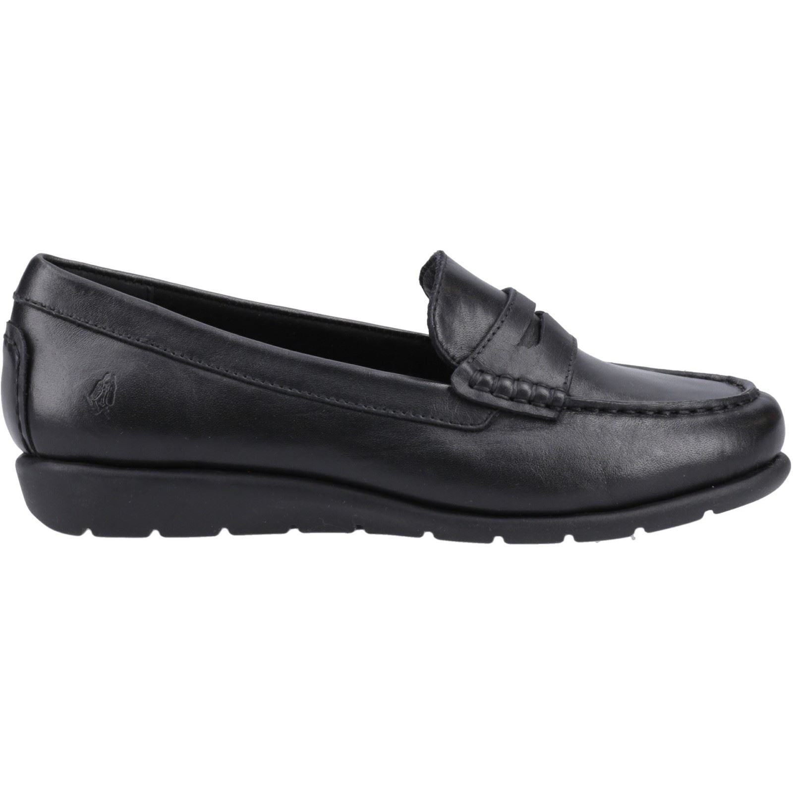 Hush Puppies Shelby Damen Schwarze Farbe Lederloafer
