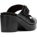 Hush Puppies Poppy Damen Sandalen Aus Schwarzem Leder