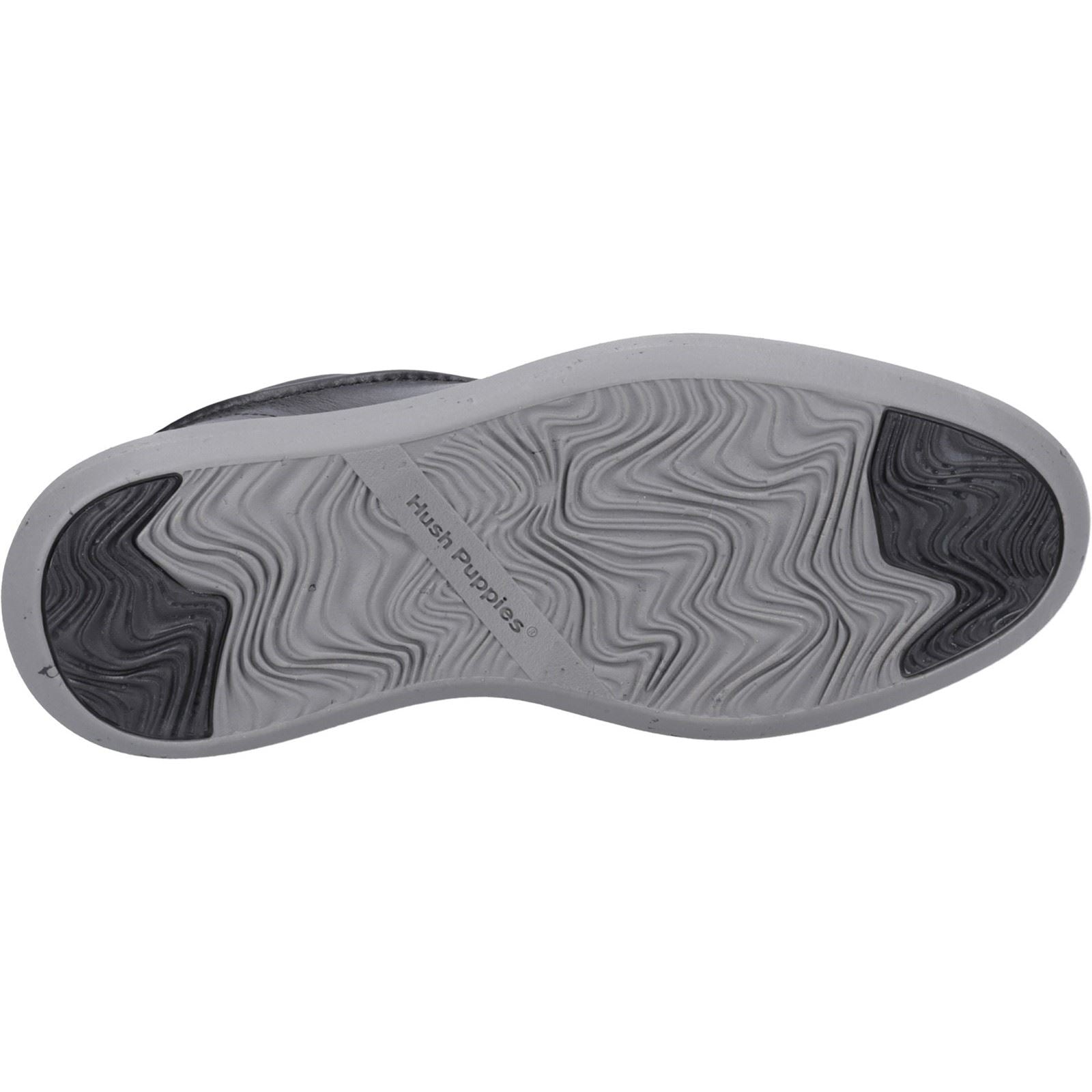 Hush Puppies Niles Leder Herren Schwarz Schnürschuhe