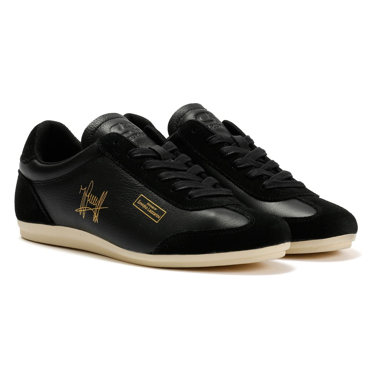 Cruyff Recoupa Leder Herren Schwarze Sneakers