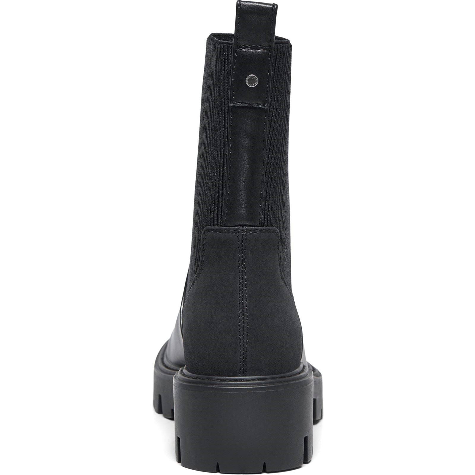 ONLY BETTY-7 Polyester Mischung Damen Schwarze Absatz Stiefeletten