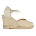 Geox D GELSA Damen-Sandalen In Hellbeige