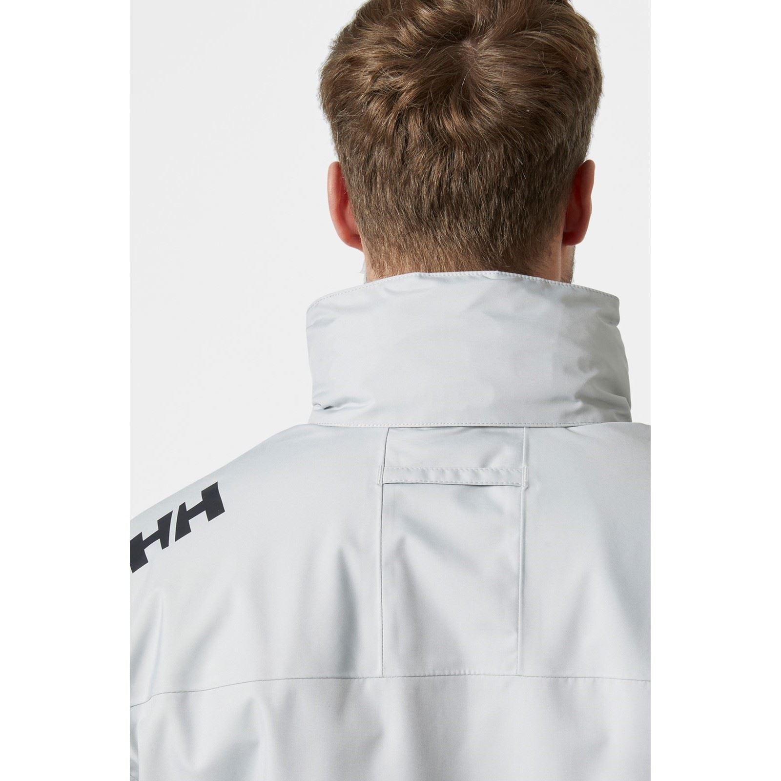 Helly Hansen Sport Crew Hooded Midlayer Sailing 2.1 Herren Graue Segeljacke