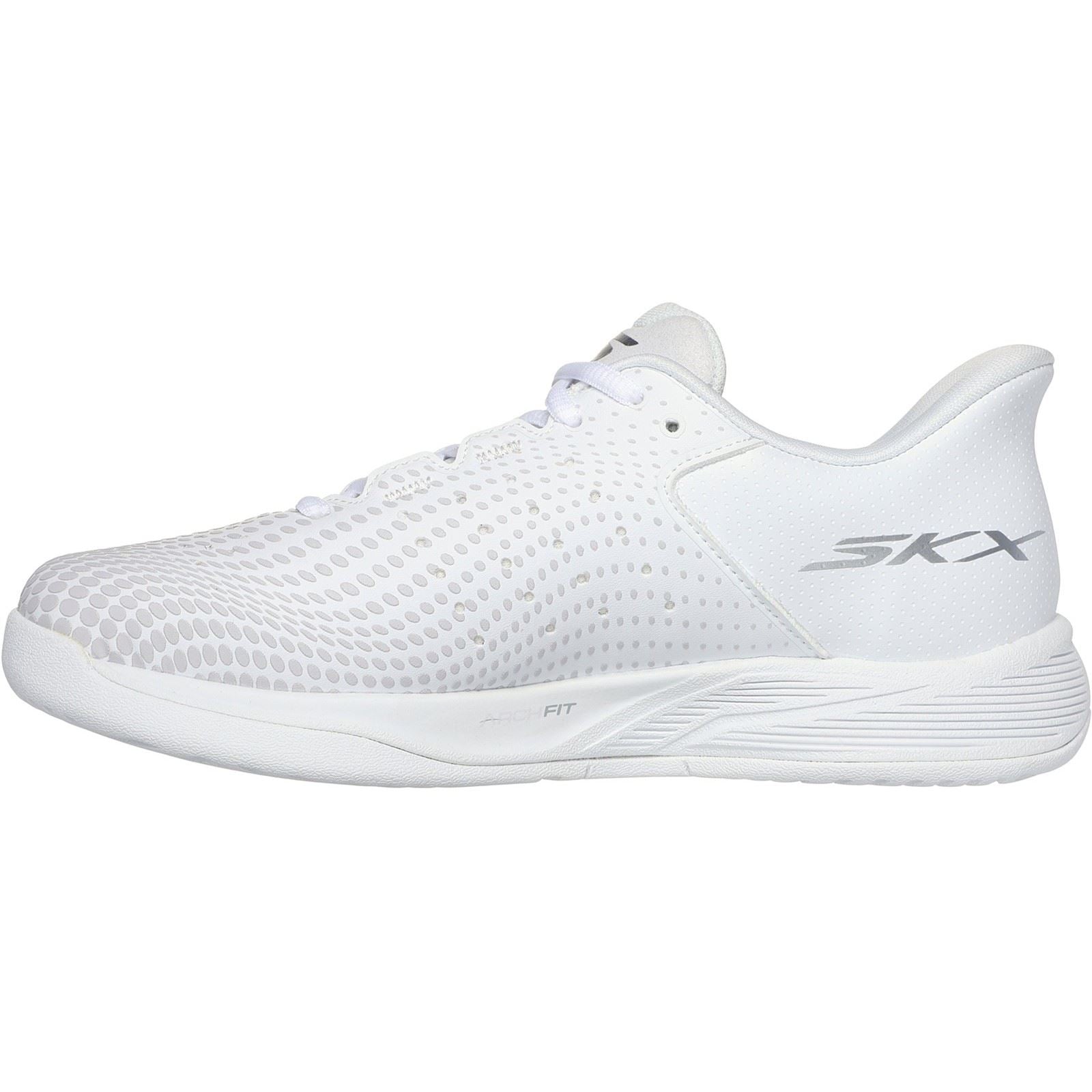 Skechers Performance Slip-ins Relaxed Fit Viper Court Reload Polyurethan Damensneaker in Weiß