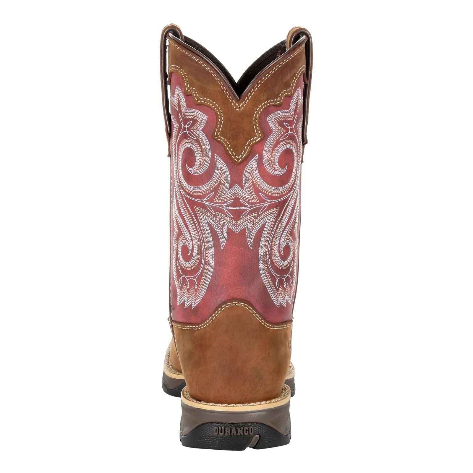 Durango Lady Rebel Leder Damenstiefel Briar Braun/Rostrot